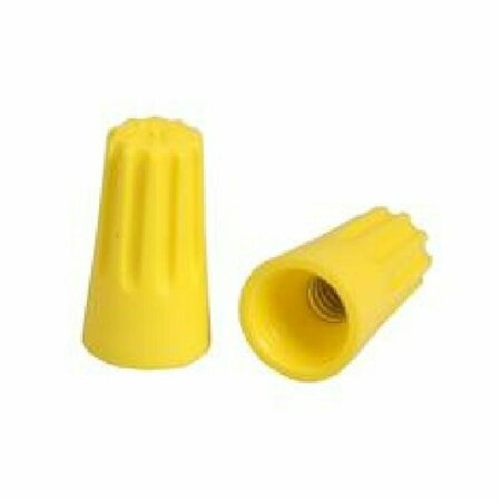 HUBBELL CANADA Hubbell Wire Connector, 22 to 10 AWG Wire, Thermoplastic Housing Material, Yellow HWCS4KP400